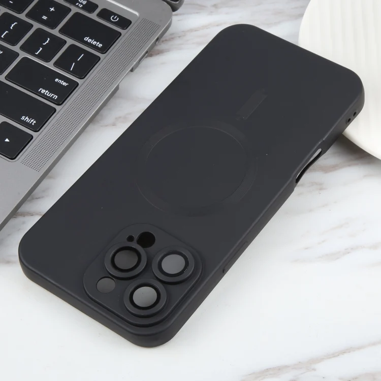 EDA006853901A_3.webp Liquid TPU Silicone Solid Color MagSafe Phone Case, For iPhone 16 Pro Max, For iPhone 16 Pro - Image 4