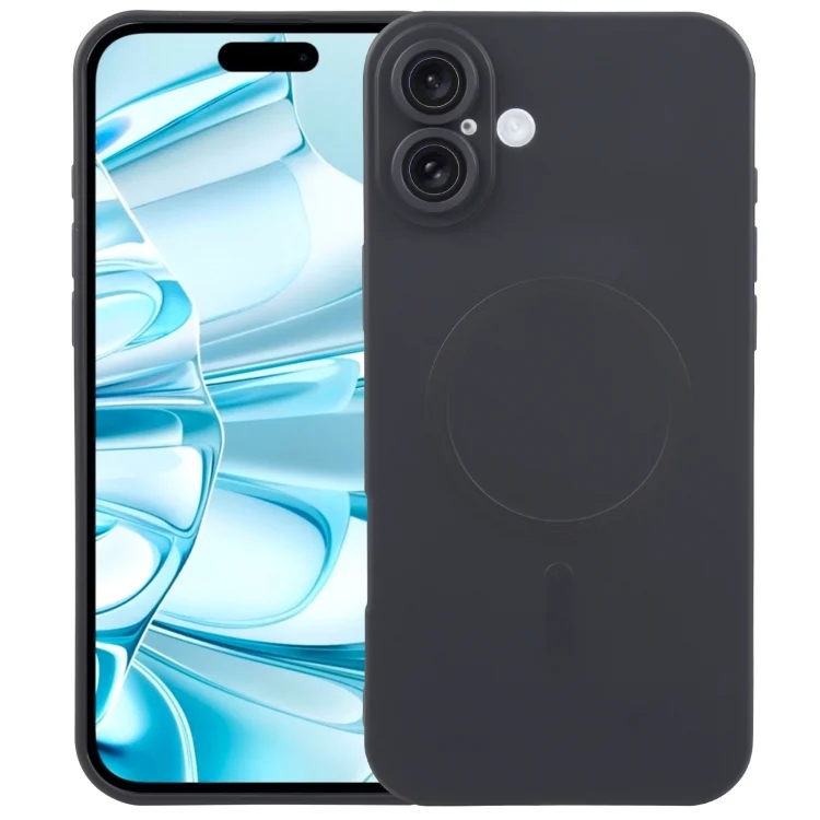 Liquid TPU Silicone Solid Color MagSafe Phone Case, For iPhone 16 Plus, For iPhone 16