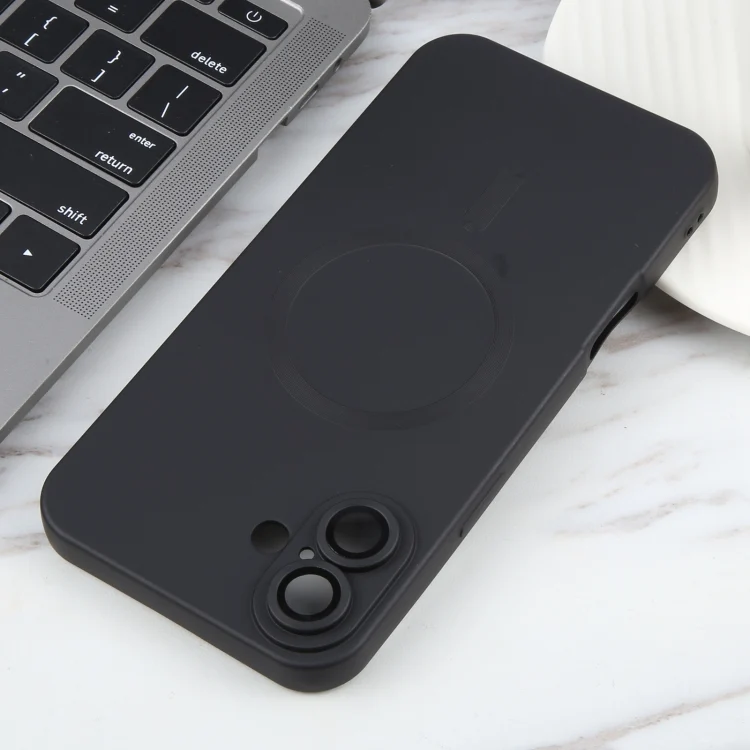 EDA006853903A_3.webp Liquid TPU Silicone Solid Color MagSafe Phone Case, For iPhone 16 Plus, For iPhone 16 - Image 4