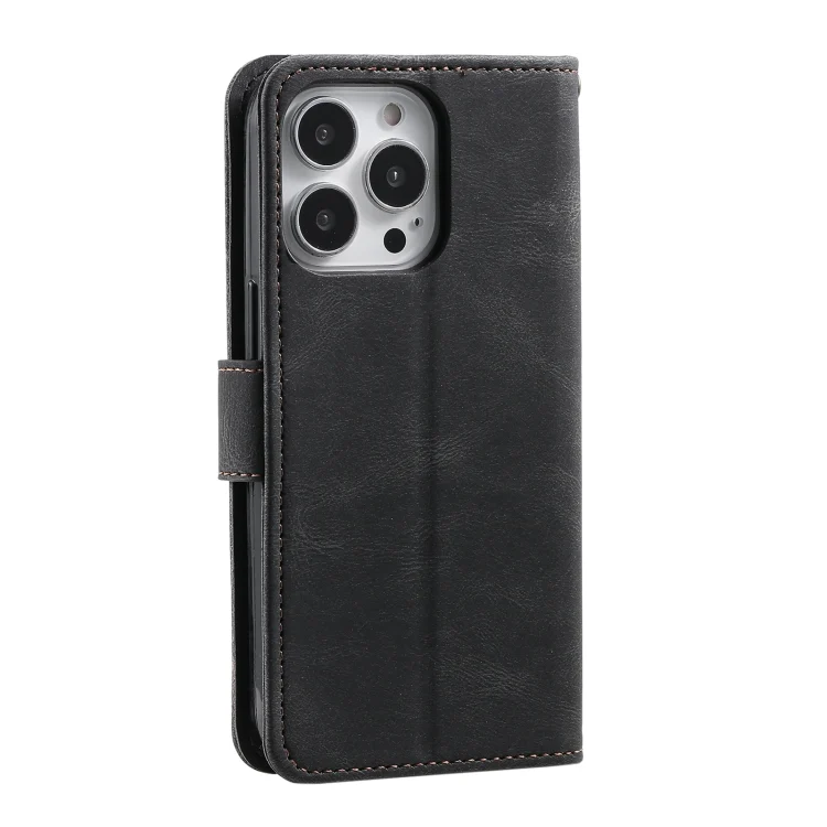 EDA006865502A_2.webp Nail Skin Feel Stitching Calf Texture Leather Phone Case, For iPhone 16 Pro, For iPhone 16 Plus - Image 3