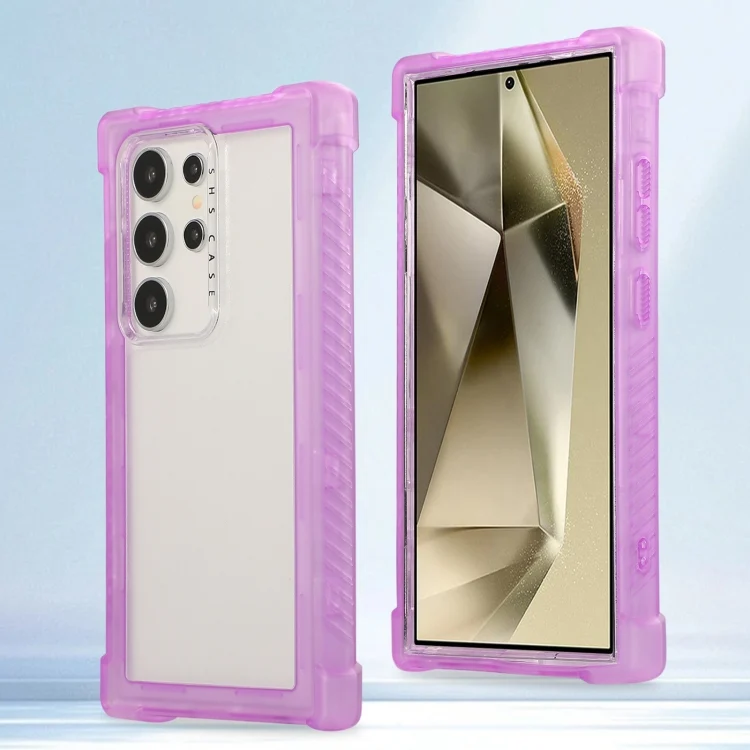 Transparent Matte TPU Hybrid PC 3-in-1 Phone Case, For Samsung Galaxy S24 Ultra 5G, For Samsung Galaxy S24+ 5G, For Samsung Galaxy S24 5G