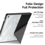 DUX DUCIS Magi Series Smart Leather Tablet Case, For Samsung Galaxy Tab S10 FE+, For Samsung Galaxy Tab S10 Ultra, For Samsung Galaxy Tab S10+, For Samsung Galaxy Tab S6 Lite 2024... - Image 3