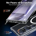 ViLi MAG-C Series MagSafe Magnetic PC + TPU Phone Case, For Samsung Galaxy S24 Ultra 5G, For Samsung Galaxy S24+ 5G, For Samsung Galaxy S24 5G - Image 4
