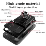 Sliding Camshield TPU+PC Phone Case with Card Slot, For iPhone 17 Pro Max, For iPhone 17 Pro - Image 3