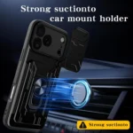 Sliding Camshield TPU+PC Phone Case with Card Slot, For iPhone 17 Pro Max, For iPhone 17 Pro - Image 5