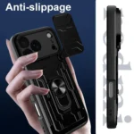 Sliding Camshield TPU+PC Phone Case with Card Slot, For iPhone 17 Pro Max, For iPhone 17 Pro - Image 6