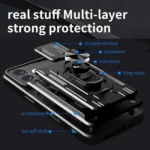 Sliding Camshield TPU+PC Phone Case with Card Slot, For iPhone 17, For iPhone 16e - Image 3