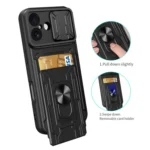 Sliding Camshield TPU+PC Phone Case with Card Slot, For iPhone 17, For iPhone 16e - Image 5