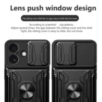 Sliding Camshield TPU+PC Phone Case with Card Slot, For iPhone 17, For iPhone 16e - Image 6