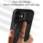 Sliding Camshield TPU+PC Phone Case with Card Slot, For iPhone 17, For iPhone 16e - Image 7