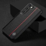 LC.IMEEKE 3 in 1 Carbon Fiber Texture Shockproof Phone Case, For Samsung Galaxy S25 5G, For Samsung Galaxy S25+ 5G, For Samsung Galaxy S25 Ultra 5G, For Samsung Galaxy S24 FE 5G - Image 2