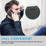 LC.IMEEKE Strong Magnetism Microfiber Leather Phone Case, For Samsung Galaxy S25 5G, For Samsung Galaxy S25+ 5G, For Samsung Galaxy S25 Ultra 5G, For Samsung Galaxy S24 FE 5G - Image 8