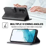 LC.IMEEKE Calf Texture Leather Phone Case, For Samsung Galaxy S24 FE 5G - Image 5