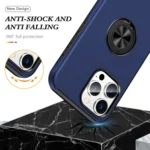 PC + TPU Magnetic Phone Case with Invisible Ring Holder, For iPhone 16 Pro, For iPhone 16 Plus - Image 3