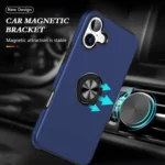 PC + TPU Magnetic Phone Case with Invisible Ring Holder, For iPhone 16 - Image 2