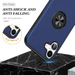 PC + TPU Magnetic Phone Case with Invisible Ring Holder, For iPhone 16 - Image 3