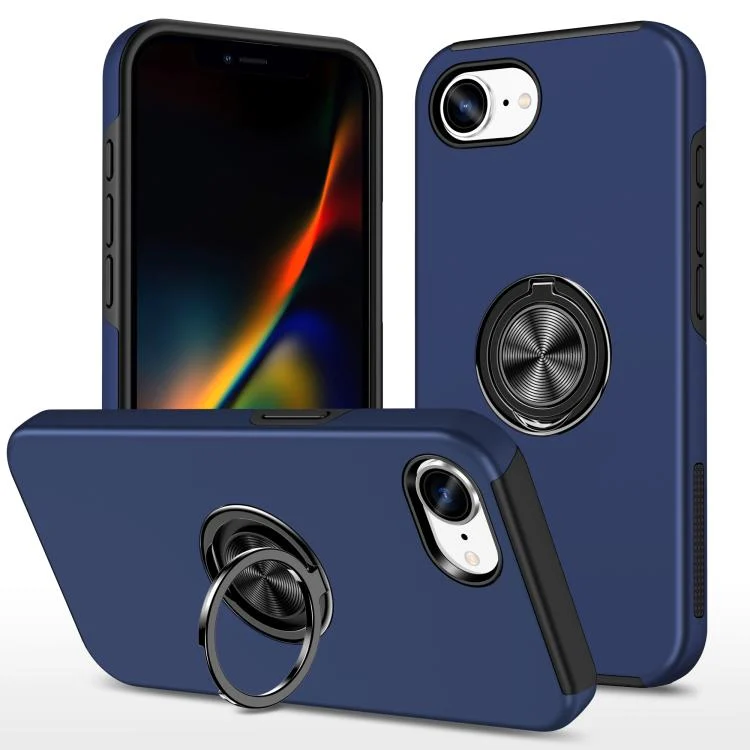 PC + TPU Magnetic Phone Case with Invisible Ring Holder, For iPhone 16e, For iPhone 16 Pro Max