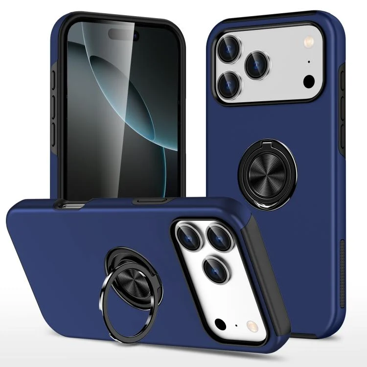 PC + TPU Magnetic Phone Case with Invisible Ring Holder, For iPhone 17 Pro Max, For iPhone 17