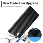 LC.IMEEKE Carbon Fiber Leather Phone Case, For iPhone 16e, For iPhone 16 Pro Max, For iPhone 16 Pro, For iPhone 16 Plus, For iPhone 16 - Image 6