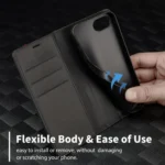 LC.IMEEKE Carbon Fiber Leather Phone Case, For iPhone 16e, For iPhone 16 Pro Max, For iPhone 16 Pro, For iPhone 16 Plus, For iPhone 16 - Image 8