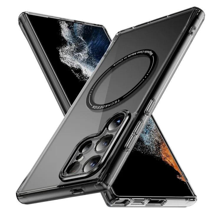 Airbag Magsafe PC Hybrid TPU Phone Case, For Samsung Galaxy S24 Ultra 5G, For Samsung Galaxy S24+ 5G, For Samsung Galaxy S24 5G, For Samsung Galaxy S23 FE 5G
