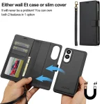 LC.IMEEKE L2 Series Detachable Magsafe PU Phone Case with Lanyard, For Samsung Galaxy S25 Edge 5G, For Samsung Galaxy S25 5G, For Samsung Galaxy S25+ 5G, For Samsung Galaxy S25 Ultra 5G - Image 5