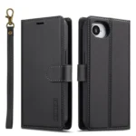 LC.IMEEKE L2 Series Detachable Magsafe PU Phone Case with Lanyard, For iPhone 16e, For iPhone 16 Pro Max, For iPhone 16 Pro, For iPhone 16 Plus