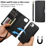 LC.IMEEKE L2 Series Detachable Magsafe PU Phone Case with Lanyard, For iPhone 16e, For iPhone 16 Pro Max, For iPhone 16 Pro, For iPhone 16 Plus - Image 7