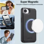 LC.IMEEKE L2 Series Detachable Magsafe PU Phone Case with Lanyard, For iPhone 16e, For iPhone 16 Pro Max, For iPhone 16 Pro, For iPhone 16 Plus - Image 9