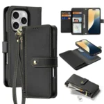 DUX DUCIS Lawa Series 2 in 1 Wallet Zipper Detachable MagSafe Phone Case with Lanyard, For iPhone 16 Pro, For iPhone 16 Plus, For iPhone 16, For iPhone 15 Pro Max, For iPhone 15 Pro...