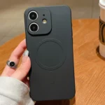 Solid Color Liquid Silicone MagSafe Magnetic Phone Case, For iPhone 11