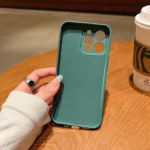 Solid Color Liquid Silicone MagSafe Magnetic Phone Case, For iPhone 11 Pro - Image 3