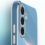 XINLI Straight Edge 6D Electroplate TPU Phone Case with Ring Holder, For Samsung Galaxy S25+ 5G, For Samsung Galaxy S25 Ultra 5G - Image 3