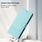 Honeycomb Embossing RFID Leather Phone Case, For iPhone 15 Pro, For iPhone 15 Plus, For iPhone 15 - Image 7