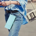 Honeycomb Embossing RFID Leather Phone Case, For iPhone 16e, For iPhone 16 Pro Max, For iPhone 16 Pro - Image 8