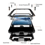 R-JUST Life Waterproof Dustproof Shockproof Holder Phone Case, For iPhone 16e, For iPhone 16 Pro Max, For iPhone 16 Plus, For iPhone 15 Pro Max, For iPhone 15 Plus - Image 3