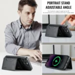 DG.MING MAGKING-K2 Series MagSafe RFID Card Bag Detachable Phone Case, For iPhone 14 Pro, For iPhone 14 Pro Max, For iPhone 13 Pro Max, For iPhone 13 Pro - Image 7