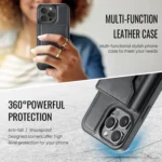 DG.MING MAGKING-K2 Series MagSafe RFID Card Bag Detachable Phone Case, For iPhone 14 Pro, For iPhone 14 Pro Max, For iPhone 13 Pro Max, For iPhone 13 Pro - Image 8