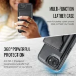DG.MING MAGKING-K2 Series MagSafe RFID Card Bag Detachable Phone Case, For iPhone 16e, For iPhone 16 Pro Max, For iPhone 16 Pro, For iPhone 16 Plus - Image 8