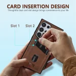 AZNS K1 Series Card Slot Business Phone Case, For Samsung Galaxy S24 Ultra 5G, For Samsung Galaxy S24+ 5G, For Samsung Galaxy S24 5G - Image 6