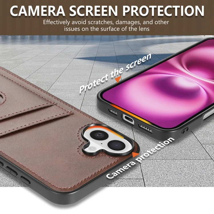 EDA007203204A_4.webp AZNS K1 Series Card Slot Business Phone Case, For iPhone 16 - Image 5