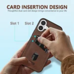 AZNS K1 Series Card Slot Business Phone Case, For iPhone 16 - Image 6
