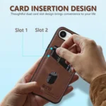 AZNS K1 Series Card Slot Business Phone Case, For iPhone 16e, For iPhone 16 Pro Max, For iPhone 16 Pro, For iPhone 16 Plus - Image 6