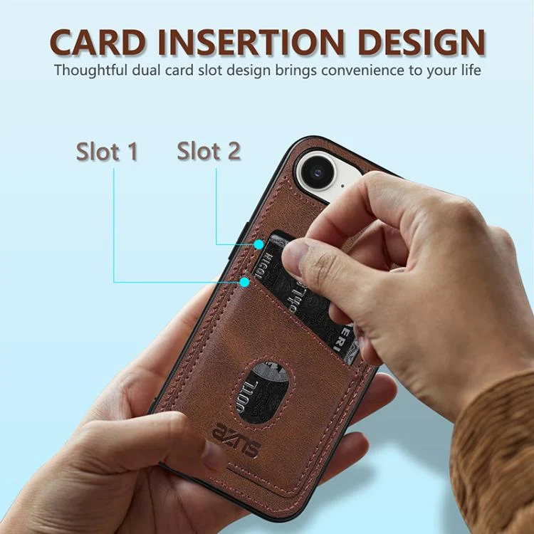 EDA007203205A_5.webp AZNS K1 Series Card Slot Business Phone Case, For iPhone 16e, For iPhone 16 Pro Max, For iPhone 16 Pro, For iPhone 16 Plus - Image 6