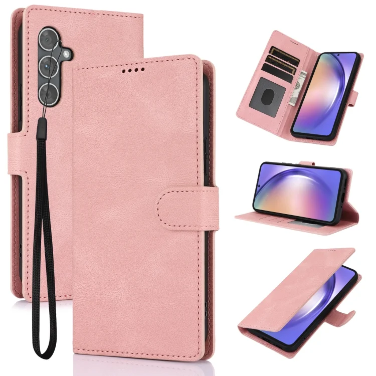 Fantasy Skin-feel Calfskin Texture Leather Phone Case, For Samsung Galaxy S23 FE 5G