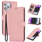 Fantasy Skin-feel Calfskin Texture Leather Phone Case, For iPhone 16 Pro Max, For iPhone 16 Pro, For iPhone 16 Plus, For iPhone 16