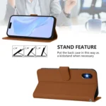 Skin Feel Solid Color Leather Phone Case with Lanyard, For iPhone XS / X - Image 3