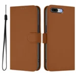 Skin Feel Solid Color Leather Phone Case with Lanyard, For iPhone 8 Plus / 7 Plus - Image 2
