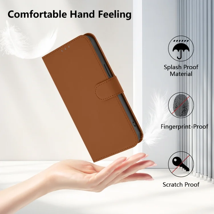 EDA007222727A_4.webp Skin Feel Solid Color Leather Phone Case with Lanyard, For iPhone 8 Plus / 7 Plus - Image 5