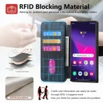 CaseNeo MagSafe RFID Anti-theft Retro Leather Phone Case, For Samsung Galaxy S25 Ultra 5G, For Samsung Galaxy S24 FE 5G, For Samsung Galaxy S24 Ultra 5G - Image 8